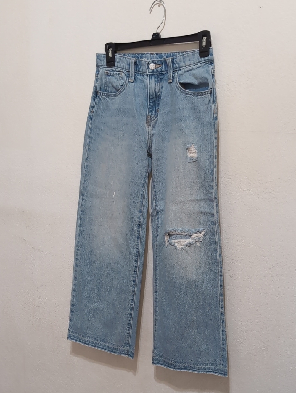 Old Navy Light Blue Baggy Wide-Leg Jeans